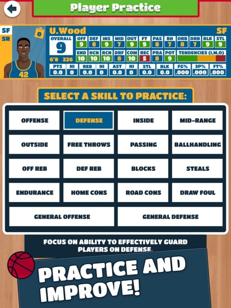 College Bball Coach 2 - Screenshot
