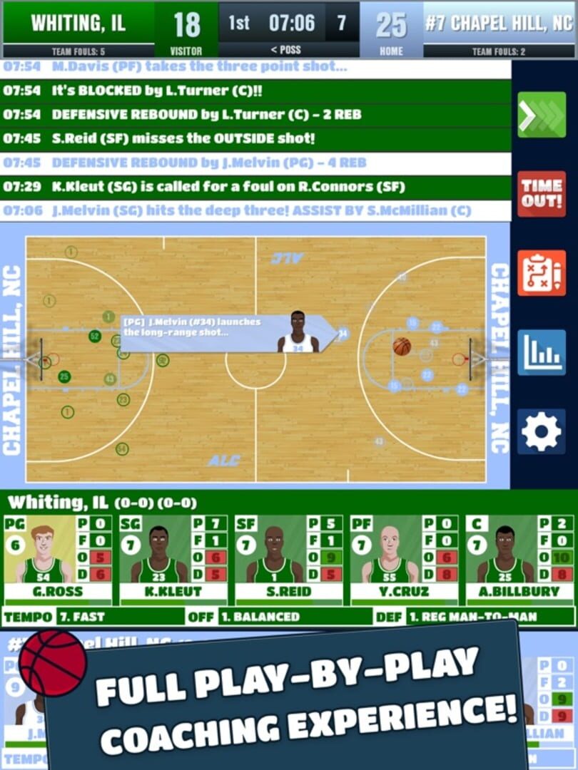 College Bball Coach 2 - Screenshot