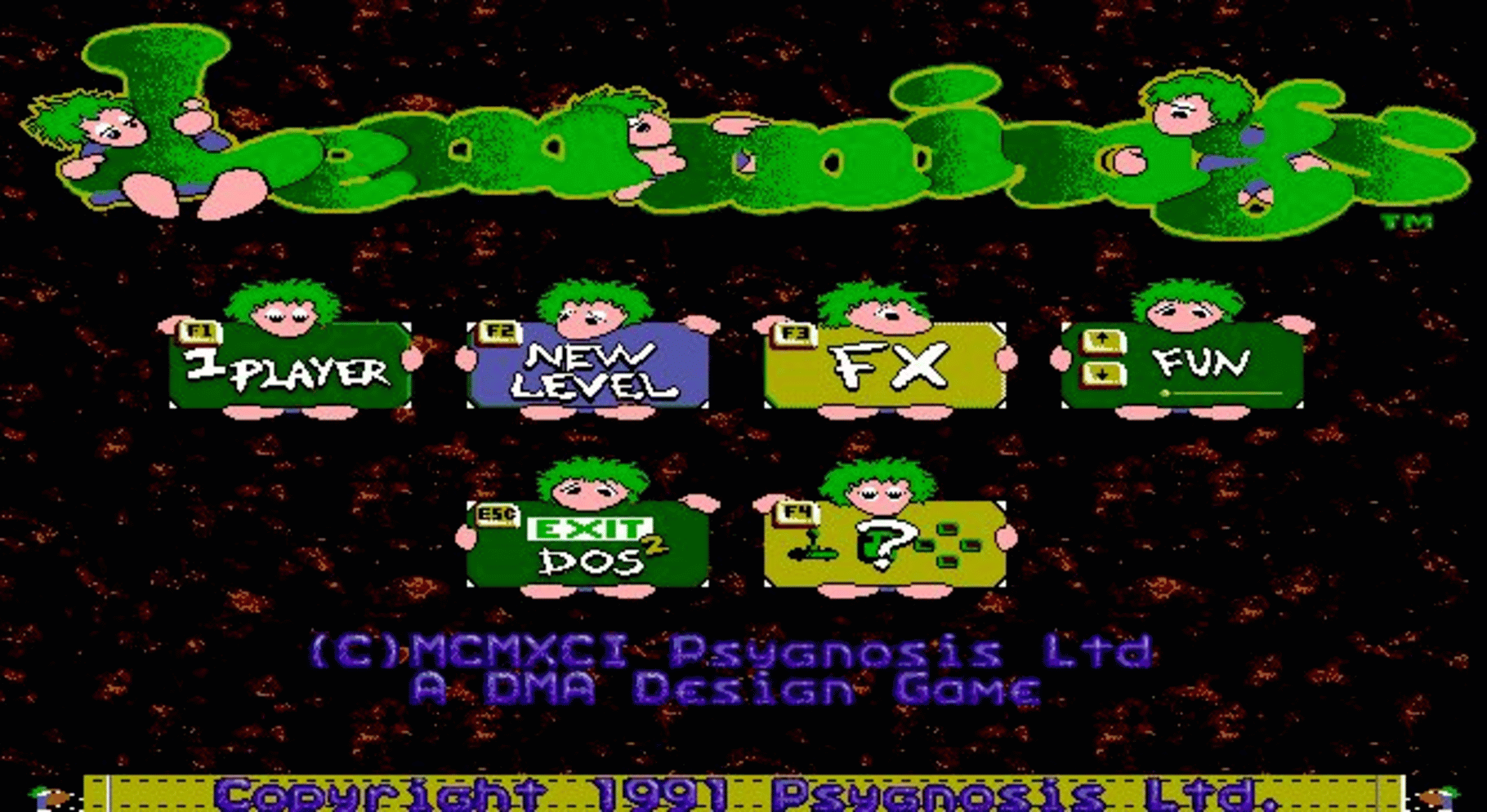 Lemmings screenshot