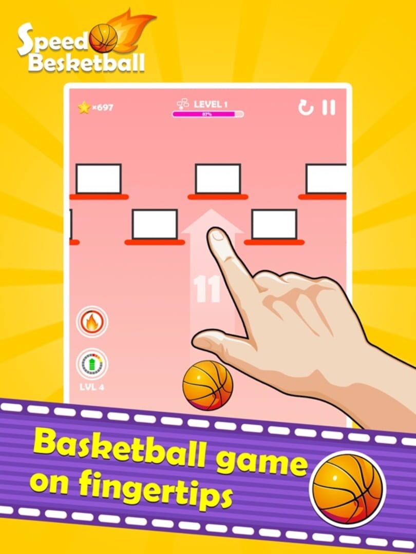 Speed Basketball - Screenshot