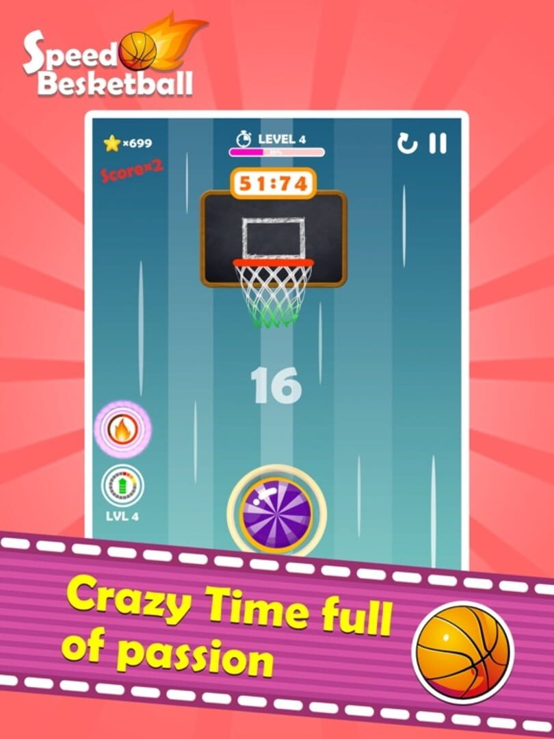 Speed Basketball - Screenshot