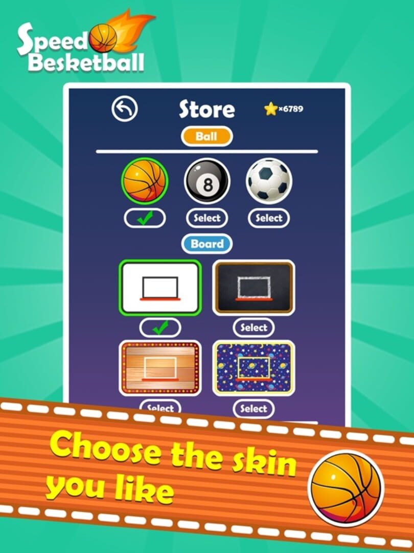 Speed Basketball - Screenshot