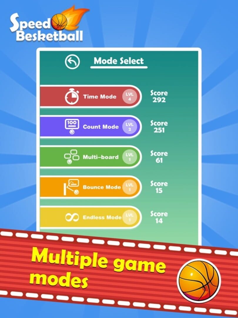 Speed Basketball - Screenshot