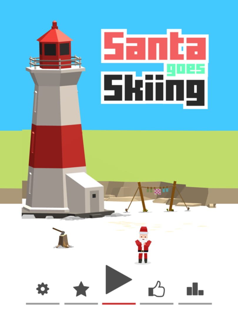 Santa Goes Skiing - Screenshot