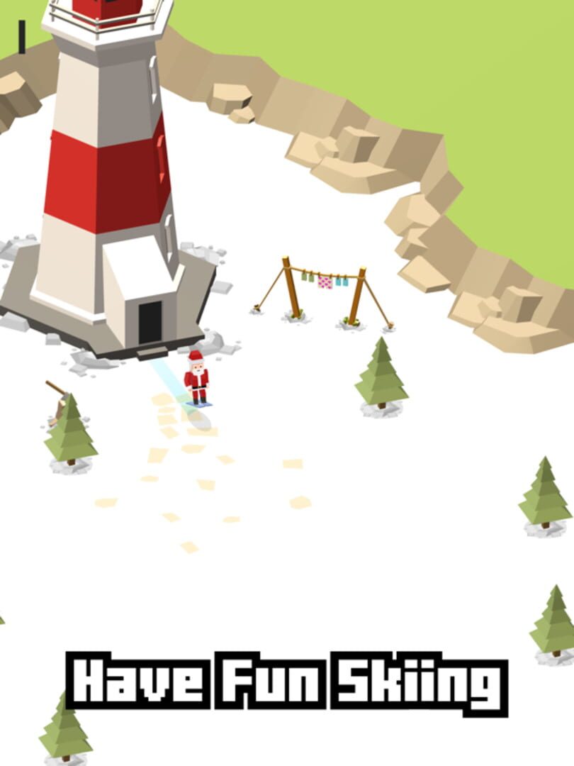 Santa Goes Skiing - Screenshot