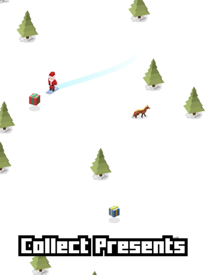 Santa Goes Skiing - Screenshot
