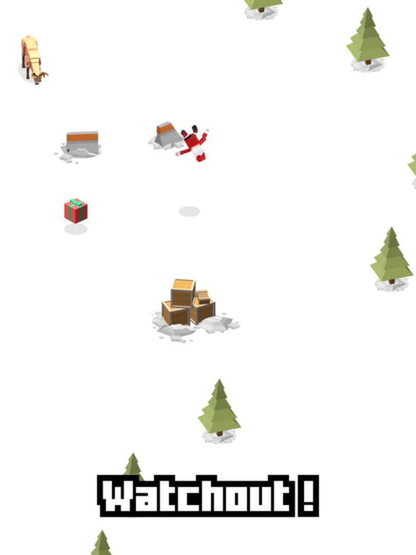 Santa Goes Skiing - Screenshot