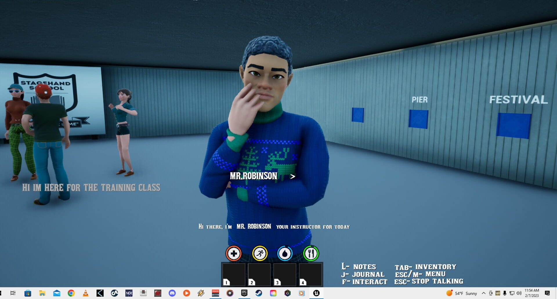 Stagehand Survival Simulator - Screenshot