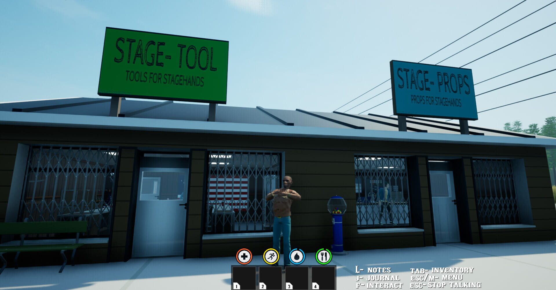 Stagehand Survival Simulator - Screenshot