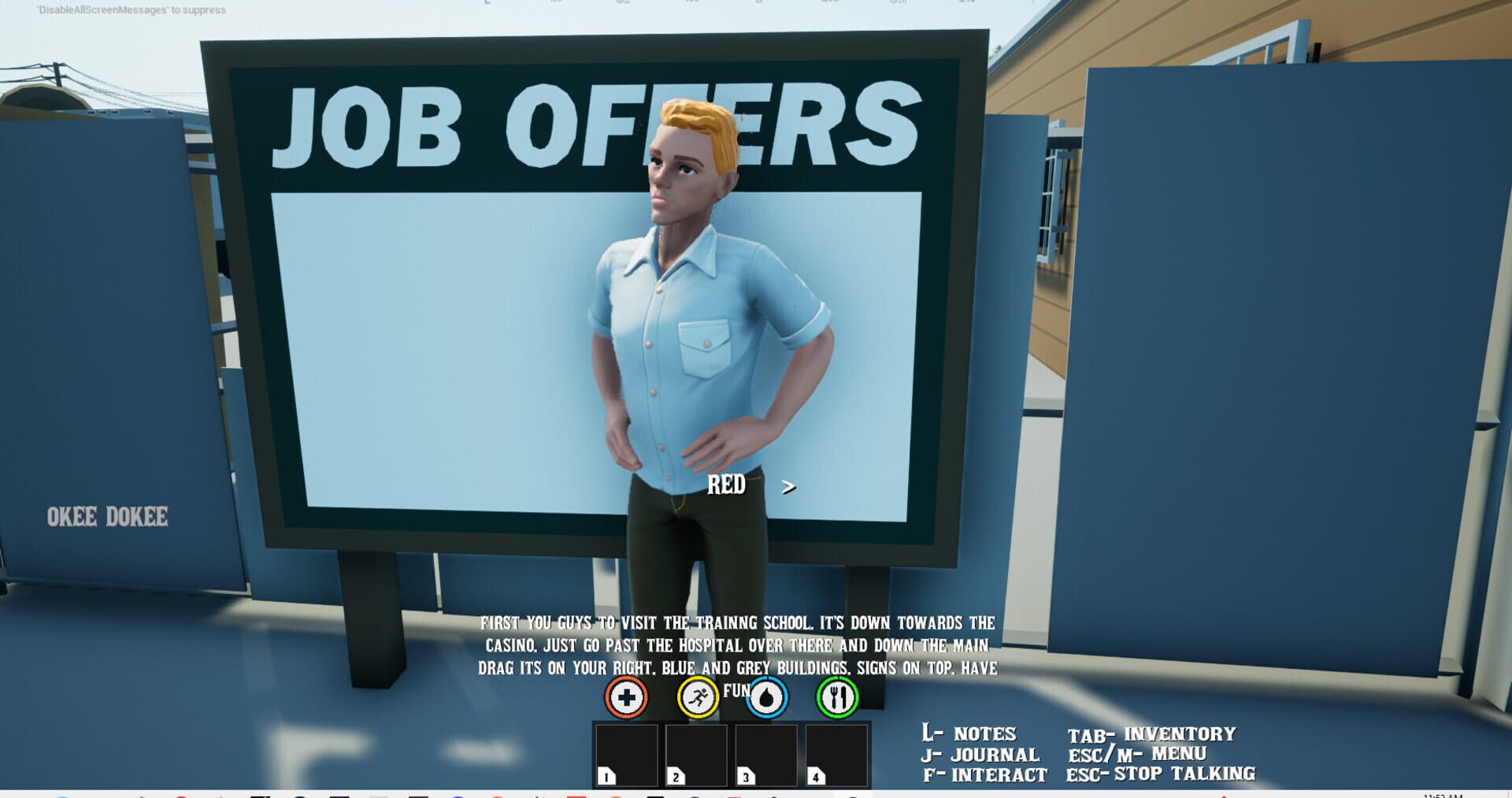 Stagehand Survival Simulator - Screenshot