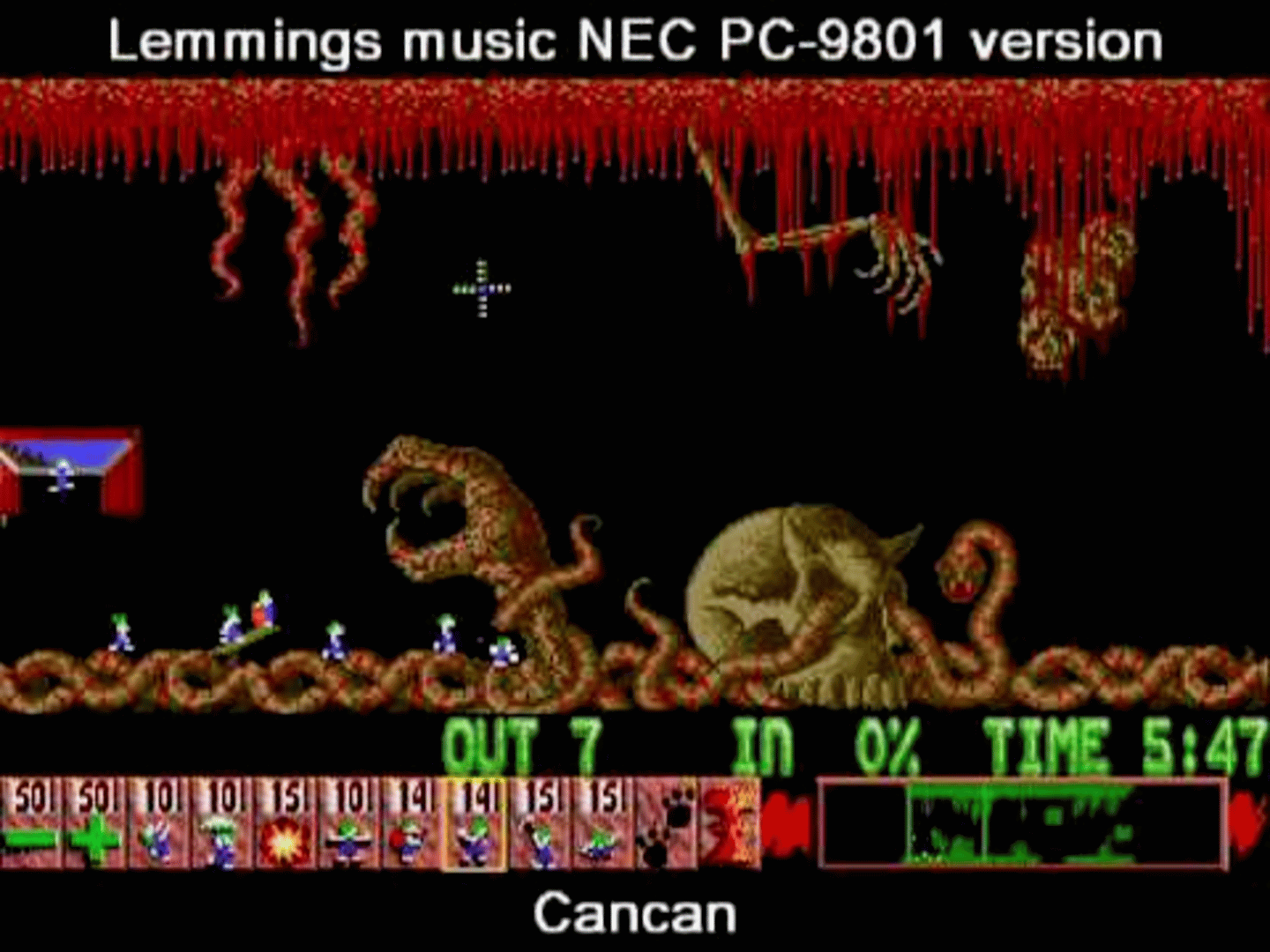 Lemmings screenshot