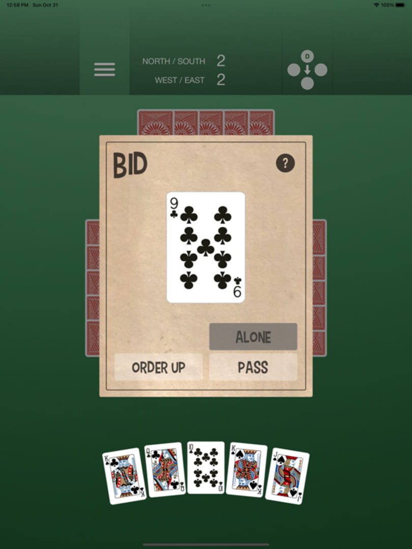 Euchre ++ - Screenshot
