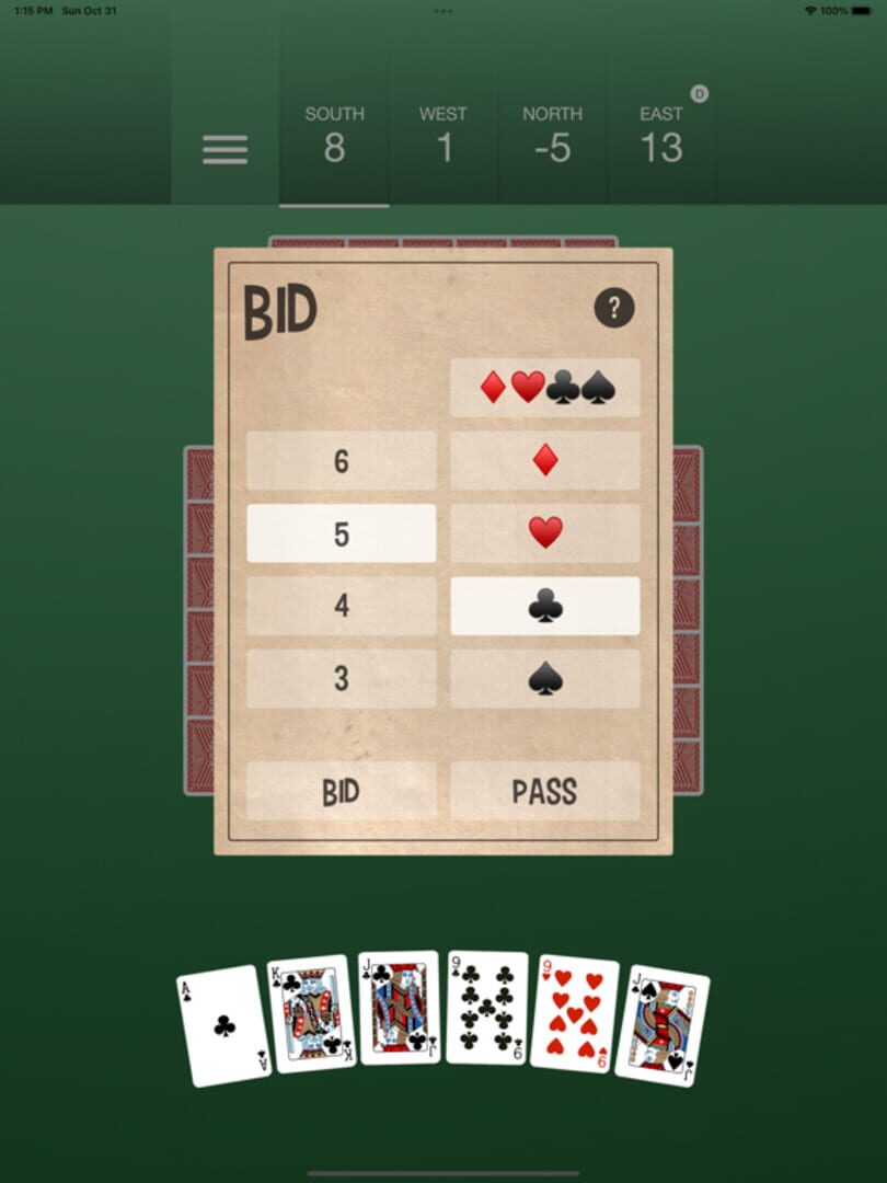 Euchre ++ - Screenshot
