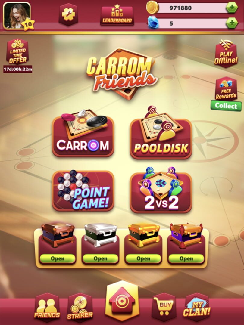 Carrom Friends - Screenshot