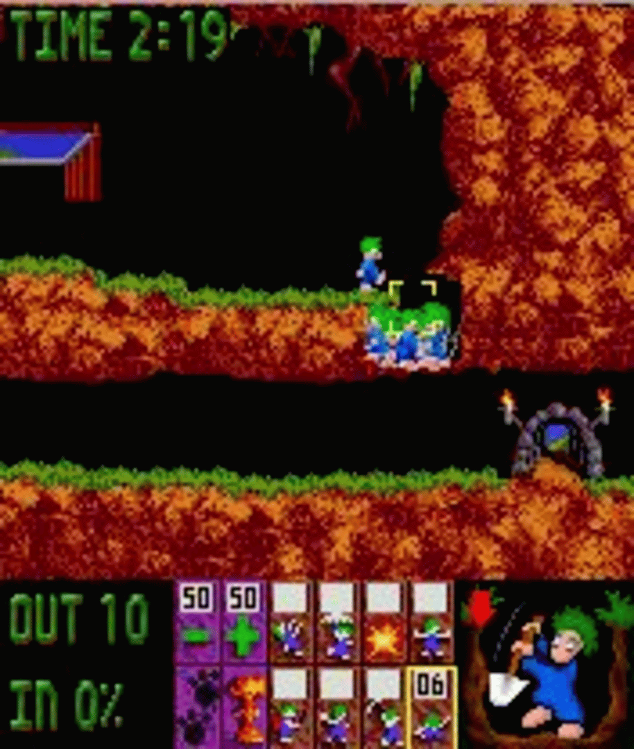 Lemmings screenshot