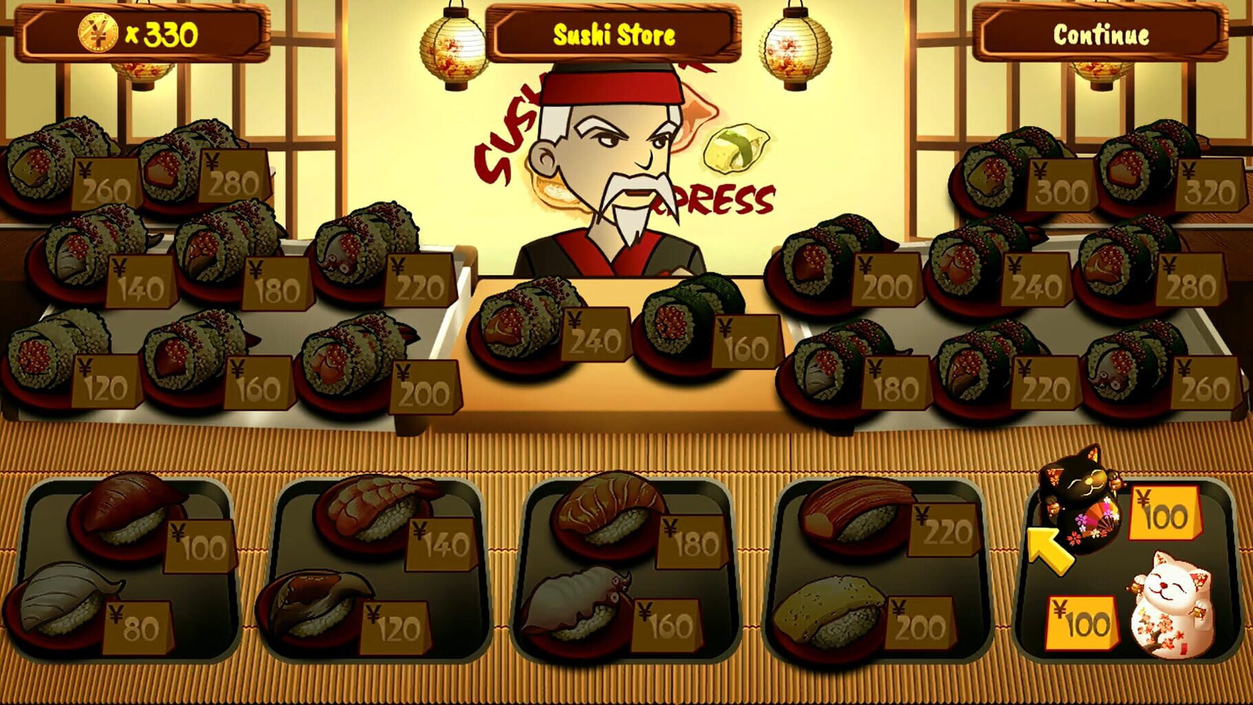 Captura de pantalla - Sushi Bar Express