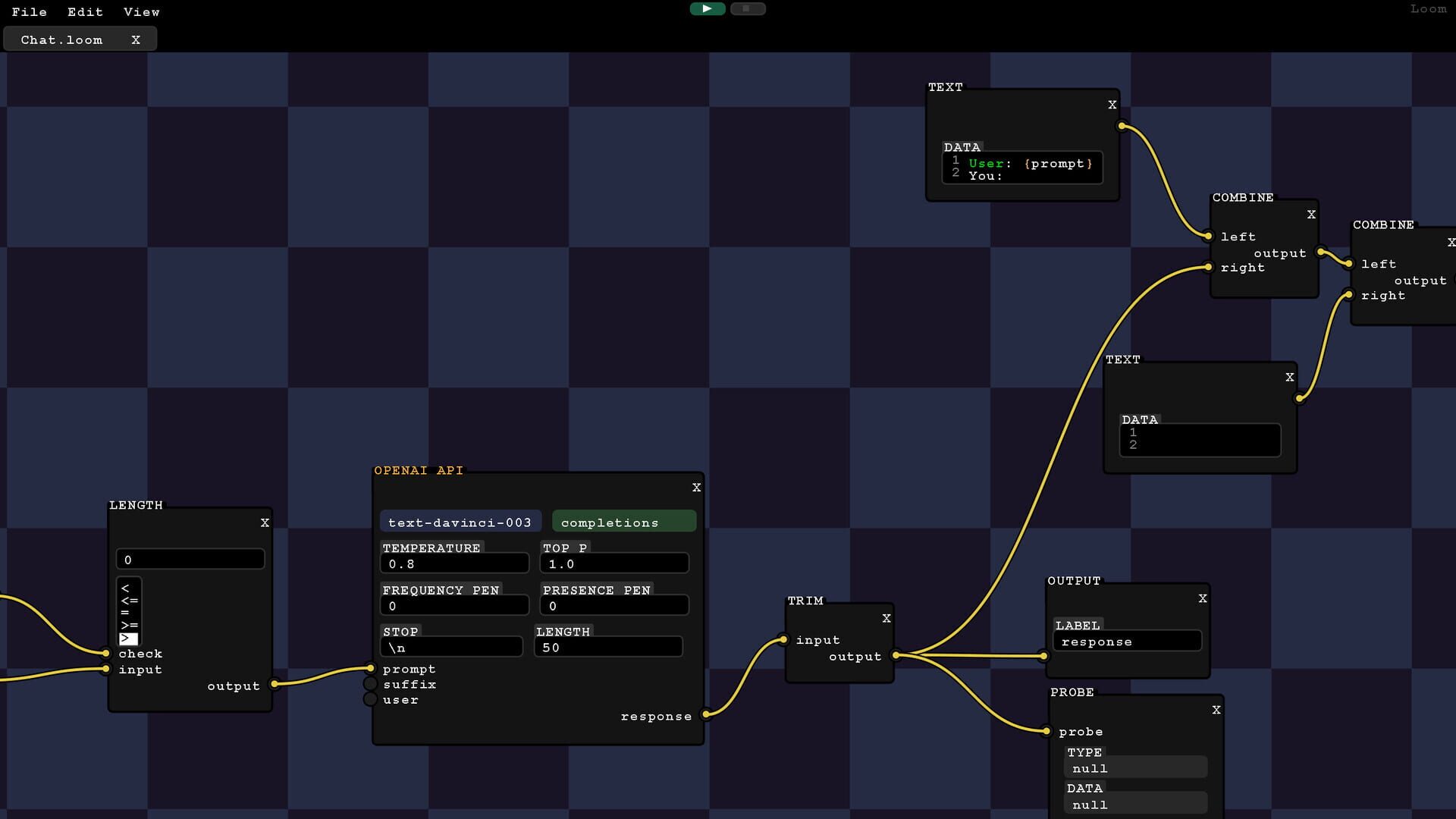 Loom - Screenshot