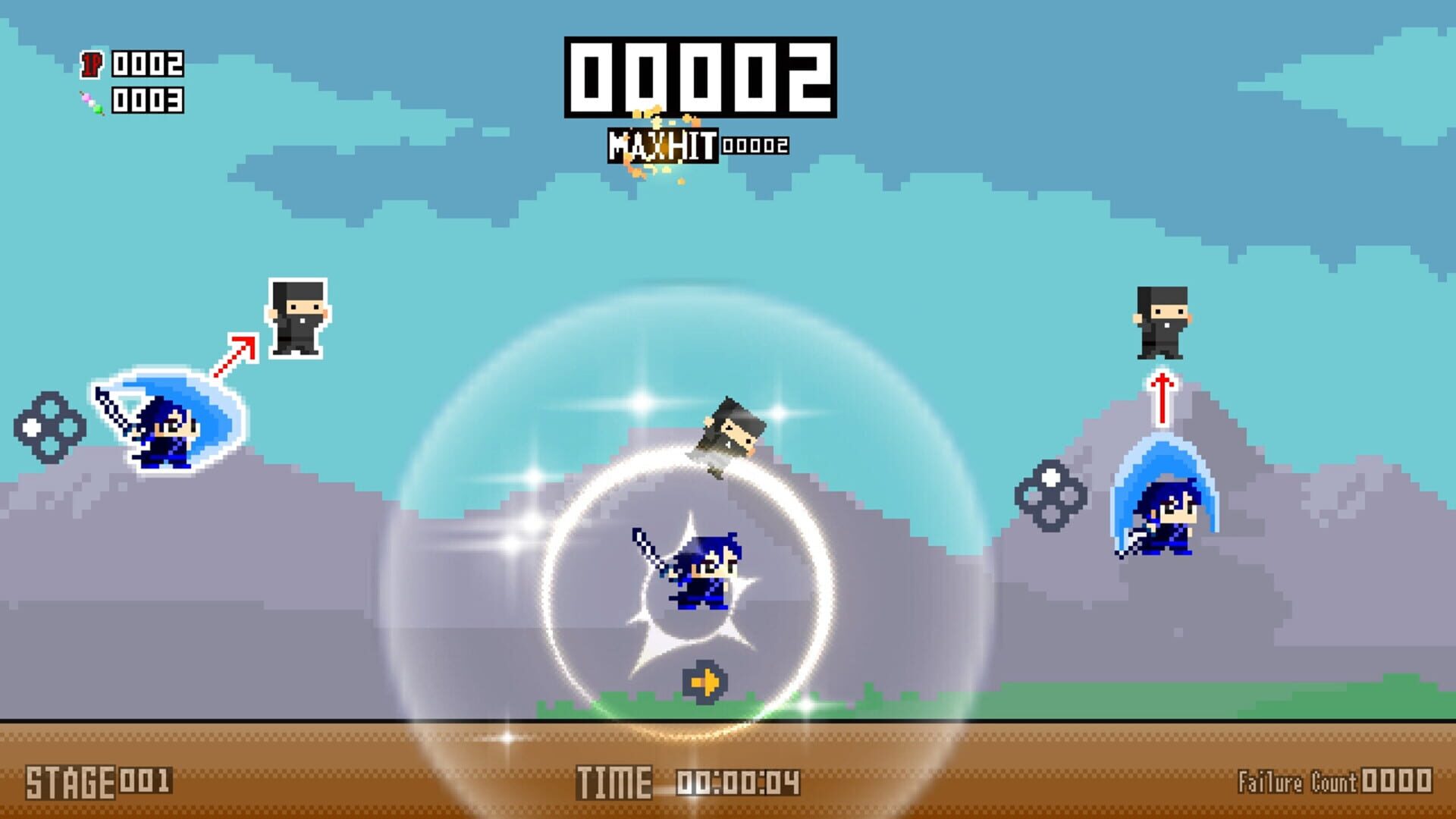 Ninja Otedama R - Screenshot