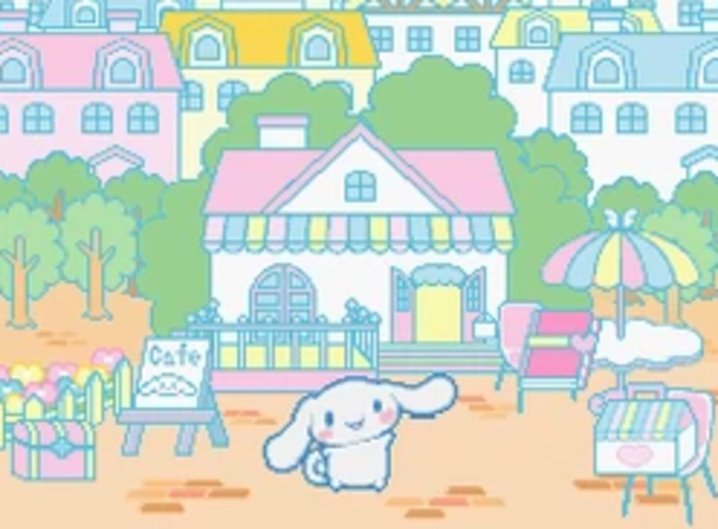 Captura de pantalla - Cinnamoroll: Ohanashi Shiyo!: Kirakira de Kore Cafe