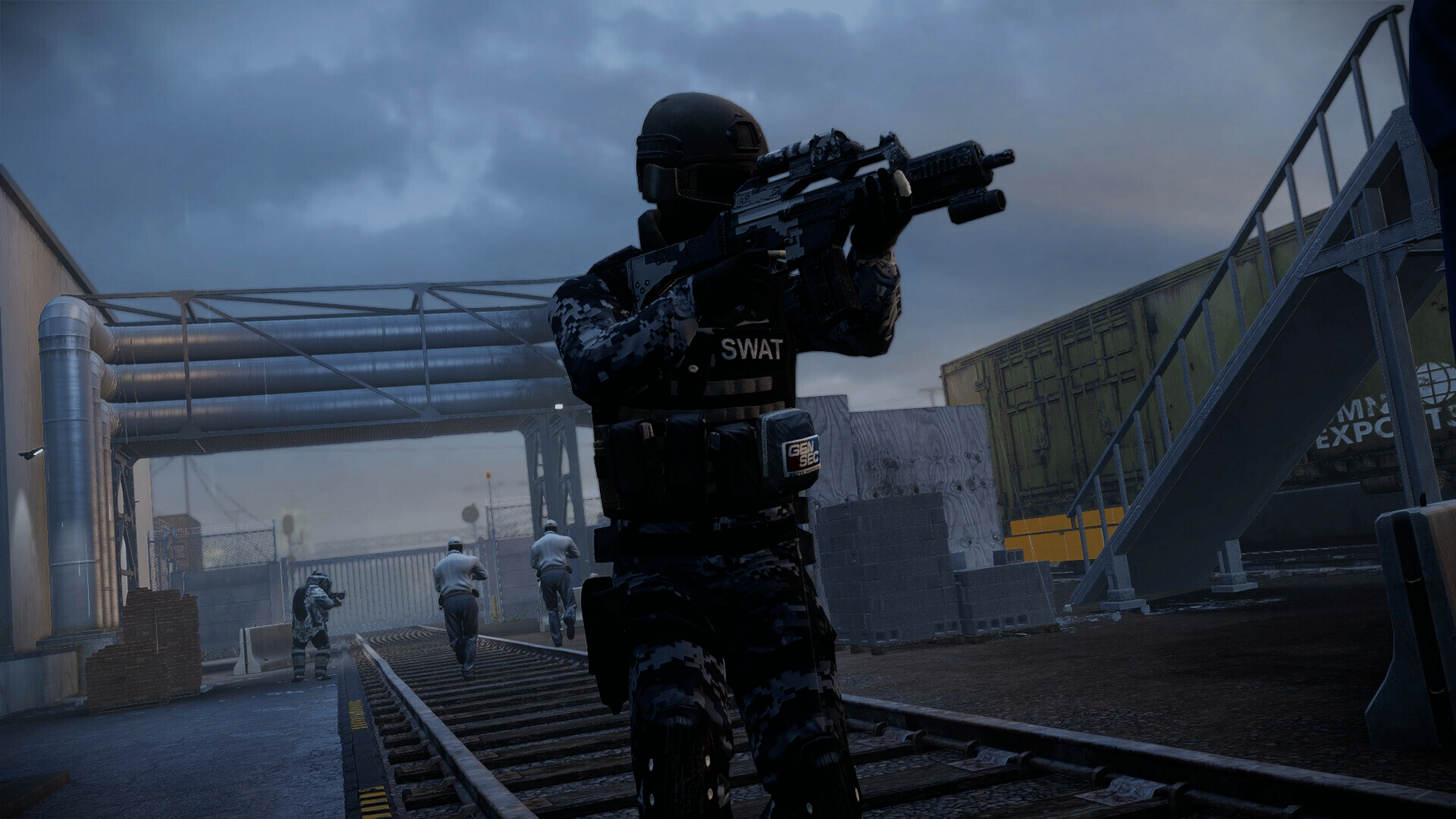 Payday 2: Lost in Transit Heist screenshot