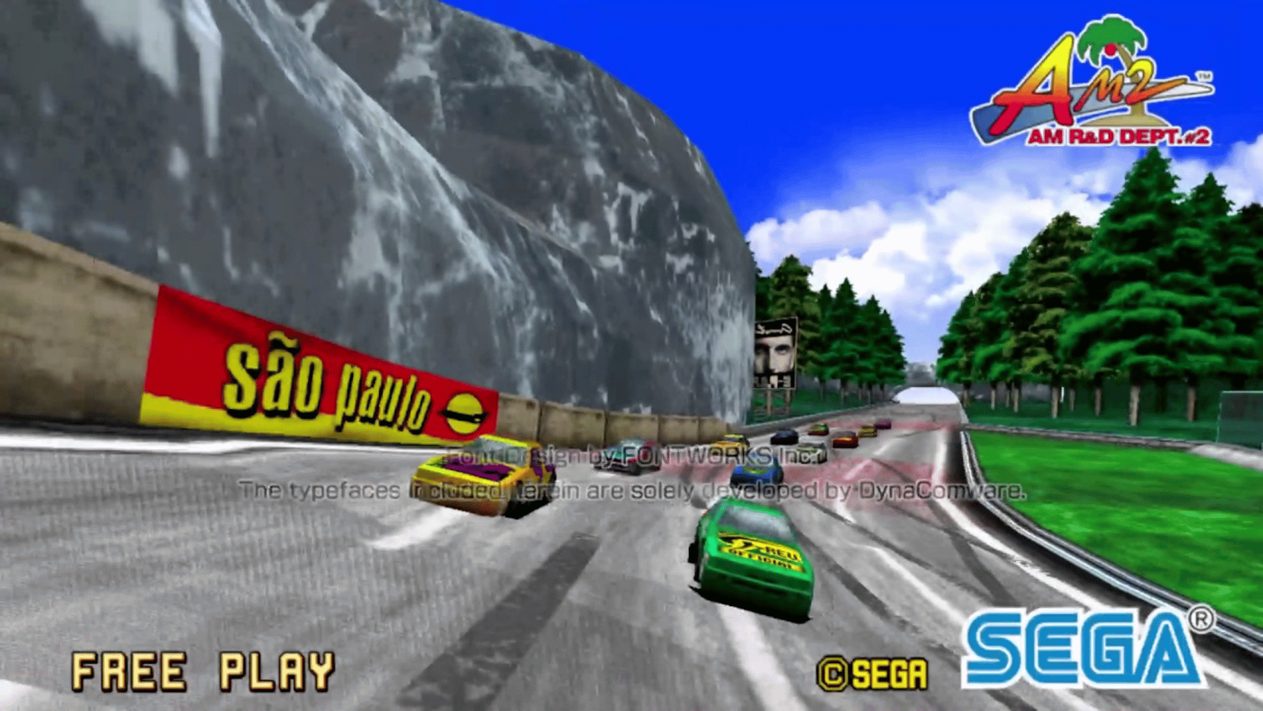 Sega Racing Classic screenshot