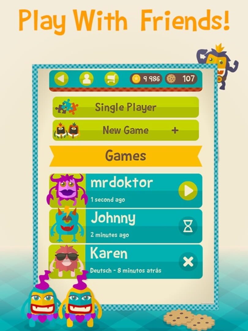 Word Monsters - Screenshot