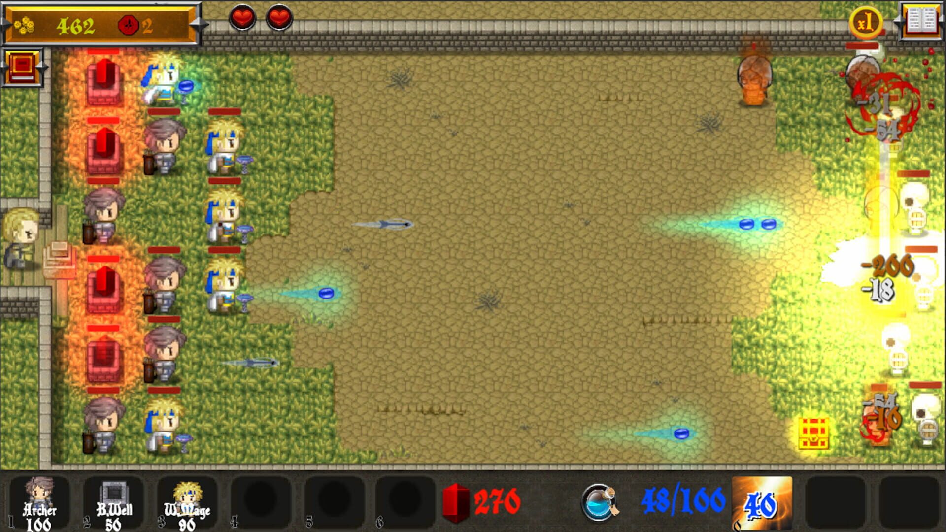 Dirty Vampires: An RPG Tower Defence Adventure - Screenshot