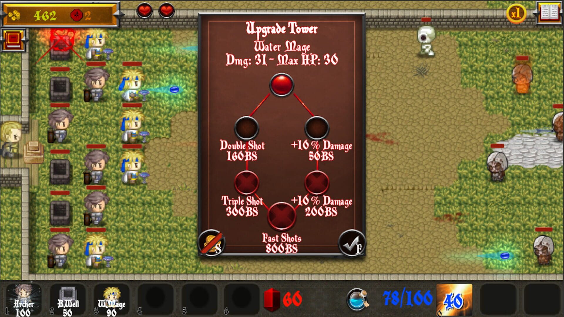 Dirty Vampires: An RPG Tower Defence Adventure - Screenshot