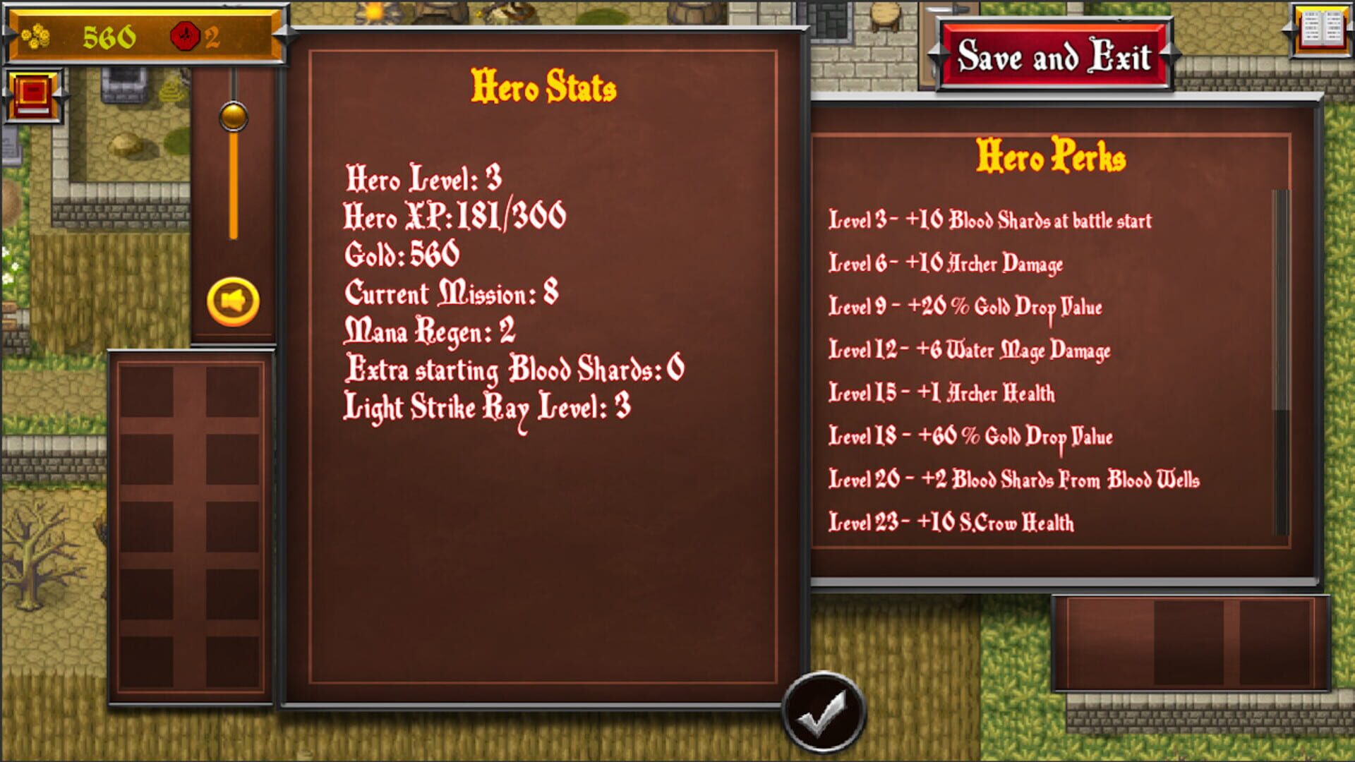 Dirty Vampires: An RPG Tower Defence Adventure - Screenshot