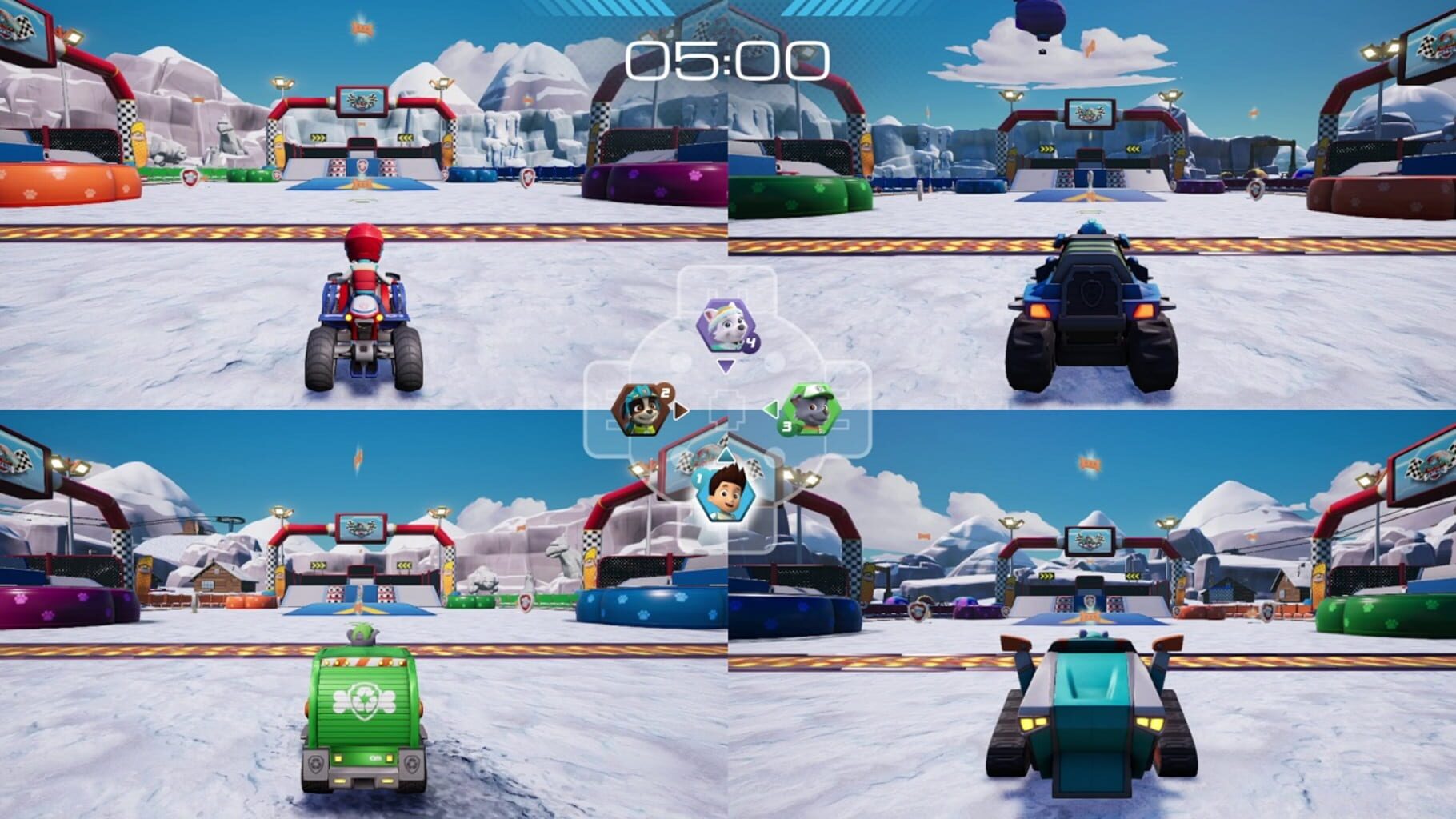 Captura de pantalla - Paw Patrol: Grand Prix - Pup Treat Arena