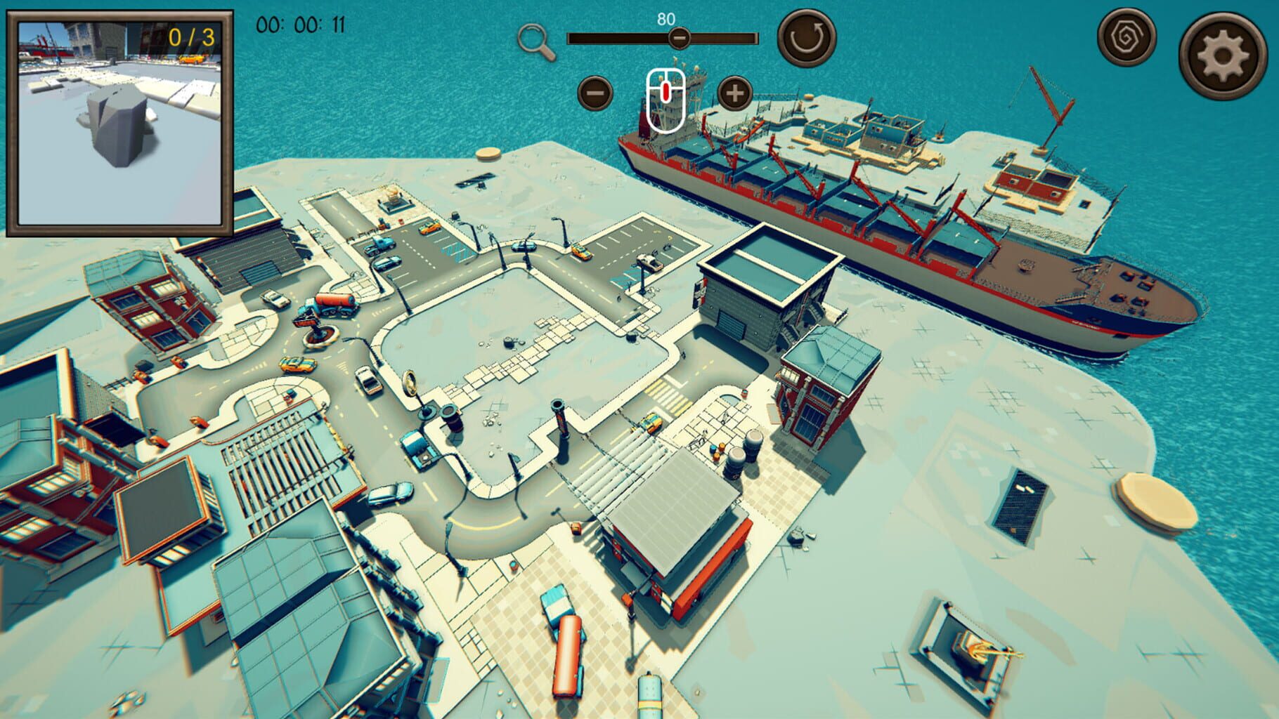 Captura de pantalla - Hidden Harbor 3 Top-Down 3D