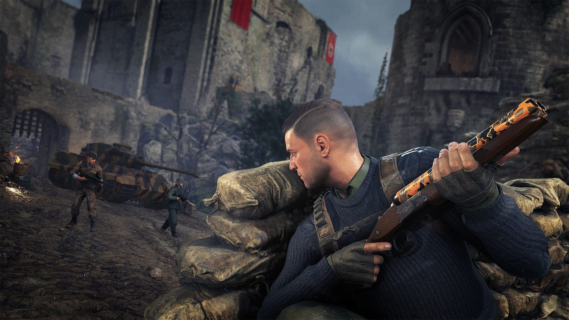 Captura de pantalla - Sniper Elite 5: Conqueror Mission, Weapon and Skin Pack