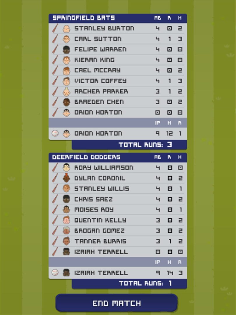My Baseball League - Screenshot