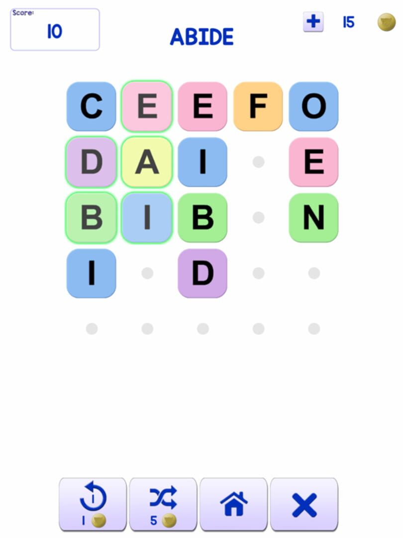 Letter Boost - Screenshot