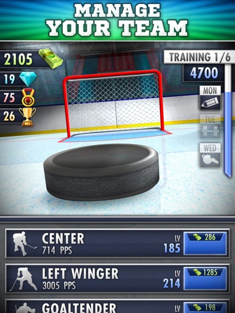 Hockey Clicker - Screenshot