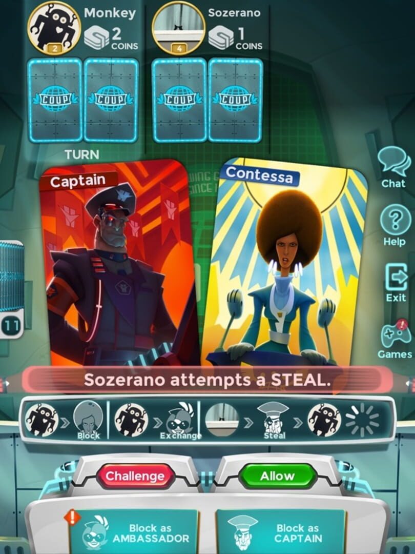 Coup - Screenshot
