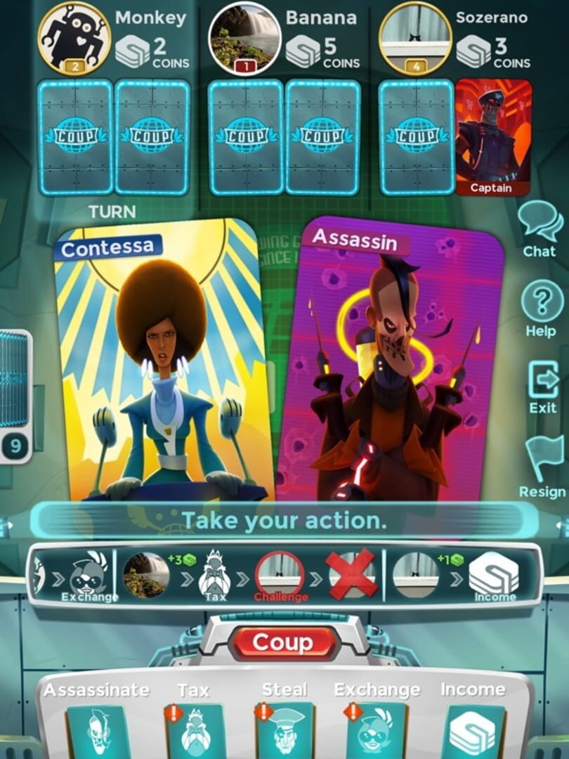 Coup - Screenshot