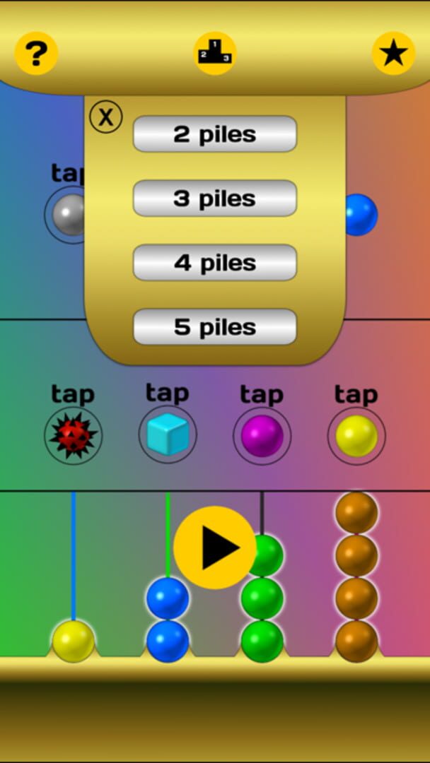 Bubble Piles - Screenshot
