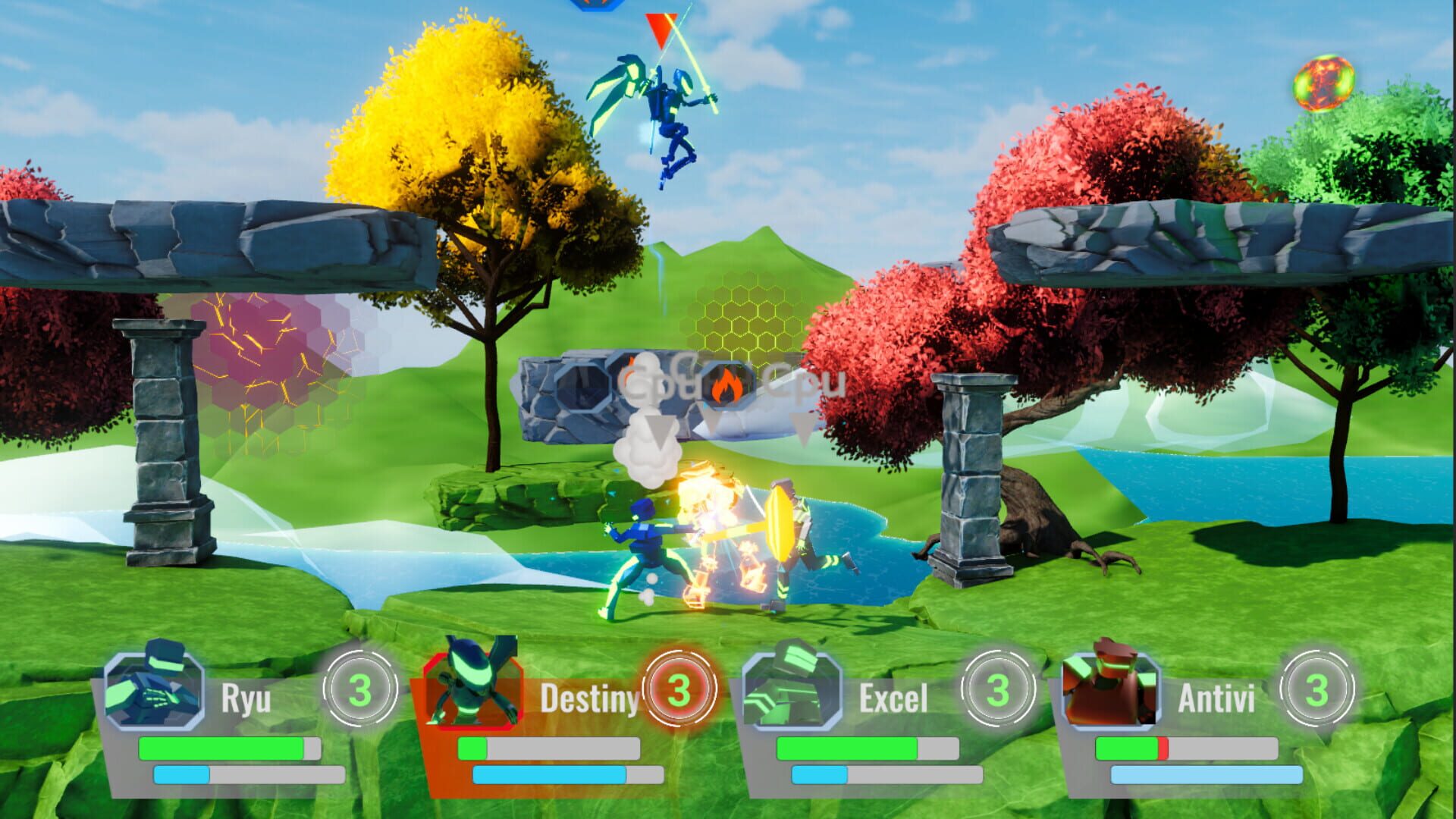 Clash of Digital: Rumble Smash - Screenshot