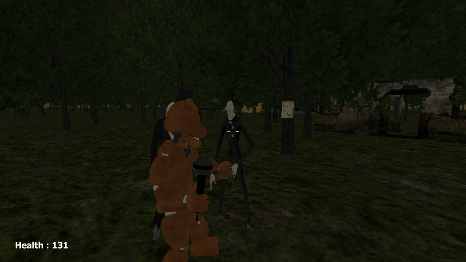 Slenderman vs. Freddy the Fazbear screenshot