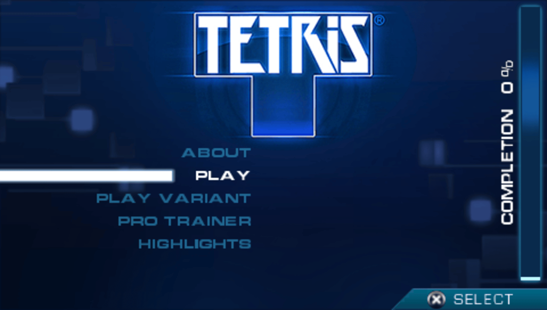 Tetris screenshot