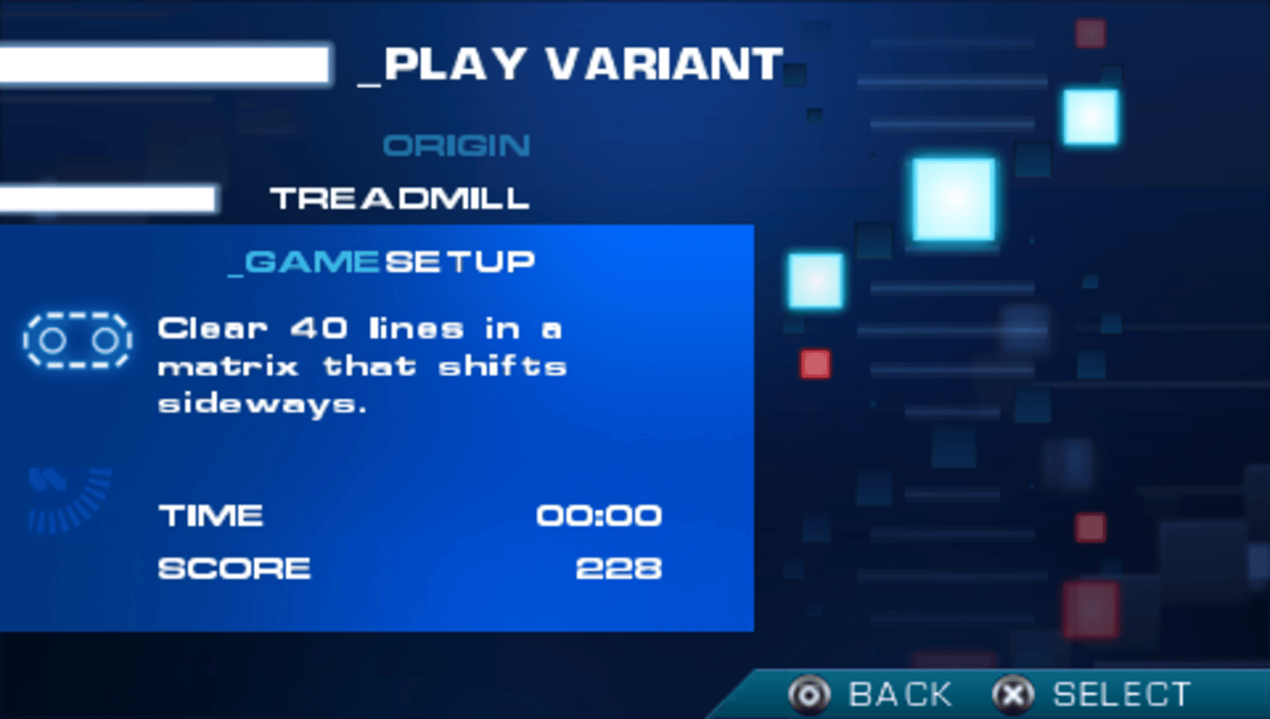 Tetris screenshot