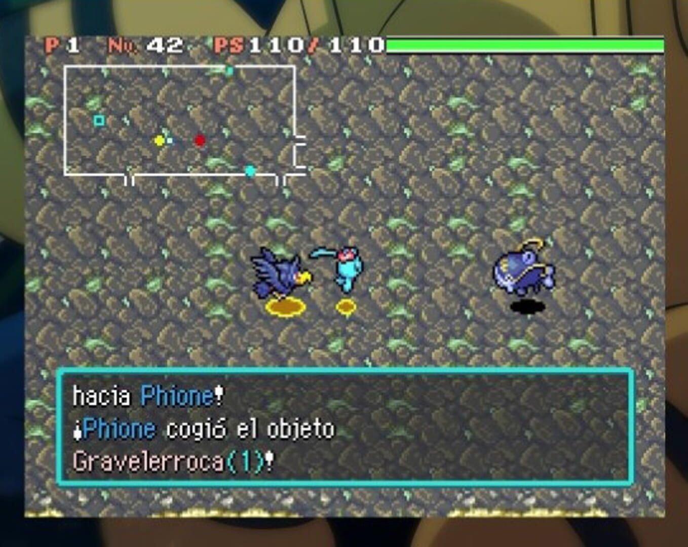 Captura de pantalla - Pokémon Mundo Misterioso: Relatos de una Phione