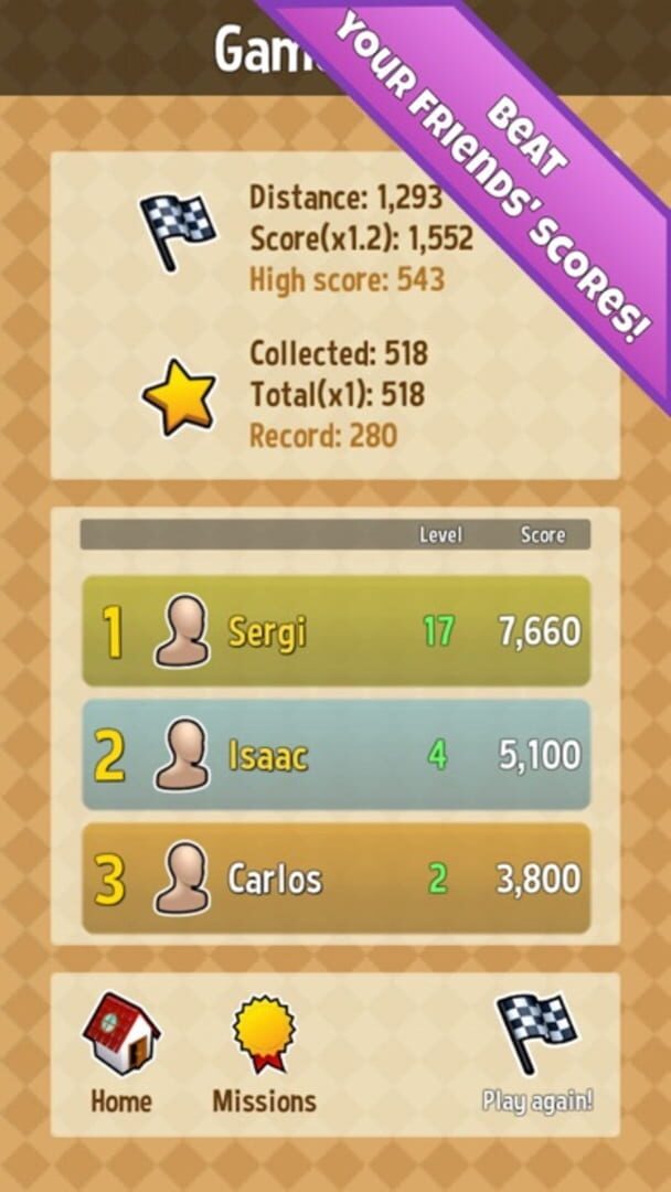Star Run!: Rainbow Galaxy - Screenshot
