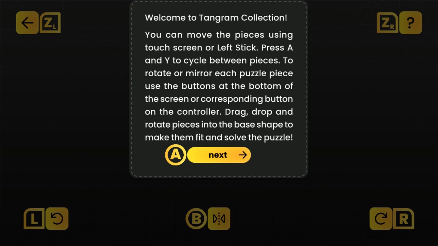 Captura de pantalla - Tangram Collection