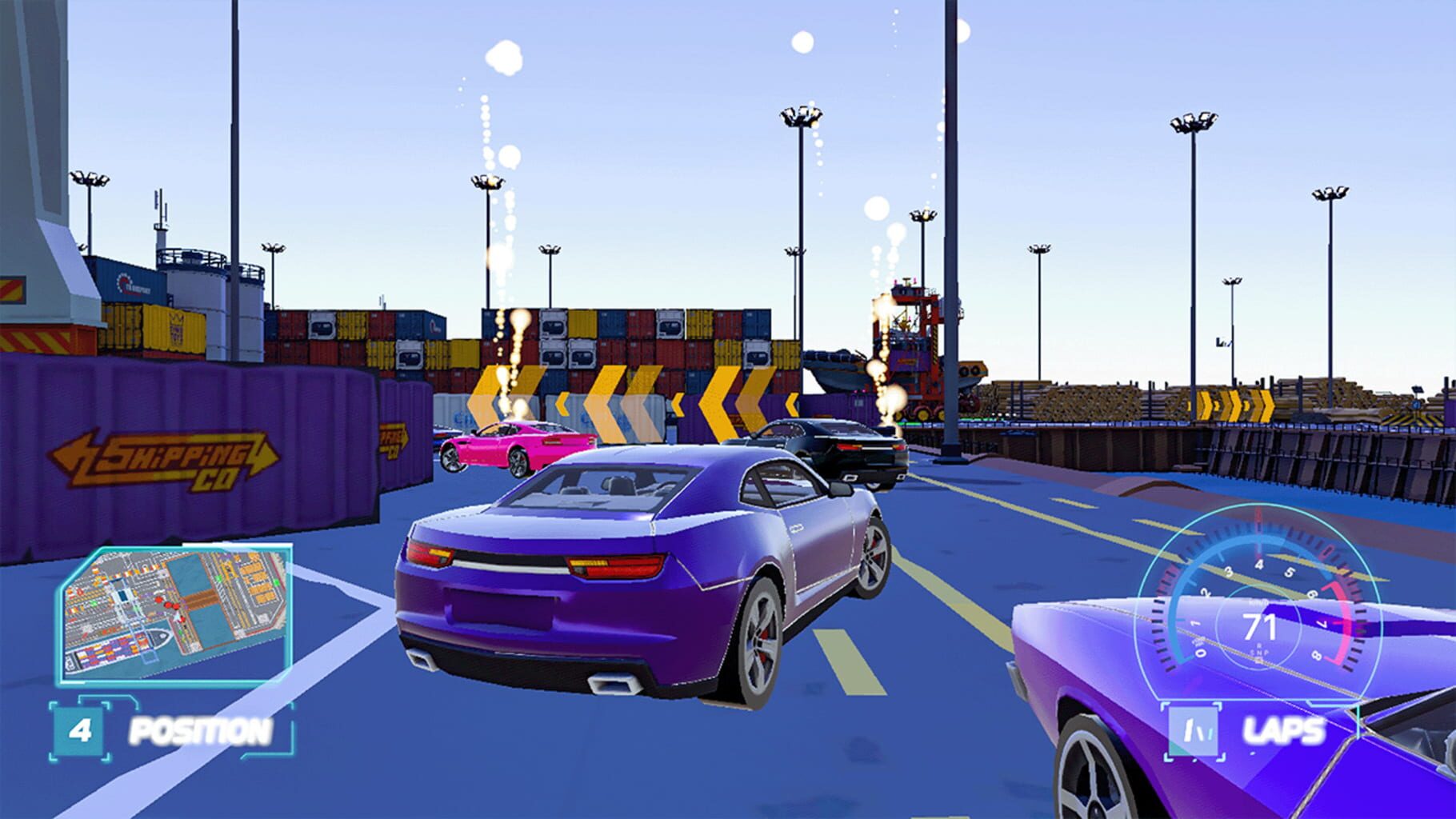 Captura de pantalla - Rally Race Car Simulator Poly: World Driver Arcade Real Driving Games Sim