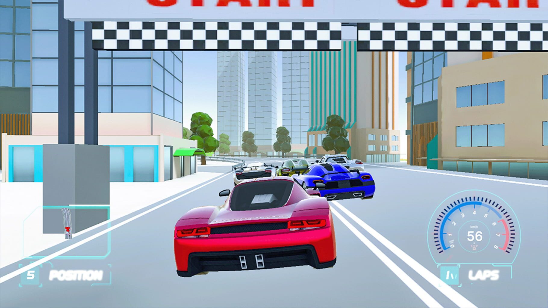 Captura de pantalla - Rally Race Car Simulator Poly: World Driver Arcade Real Driving Games Sim