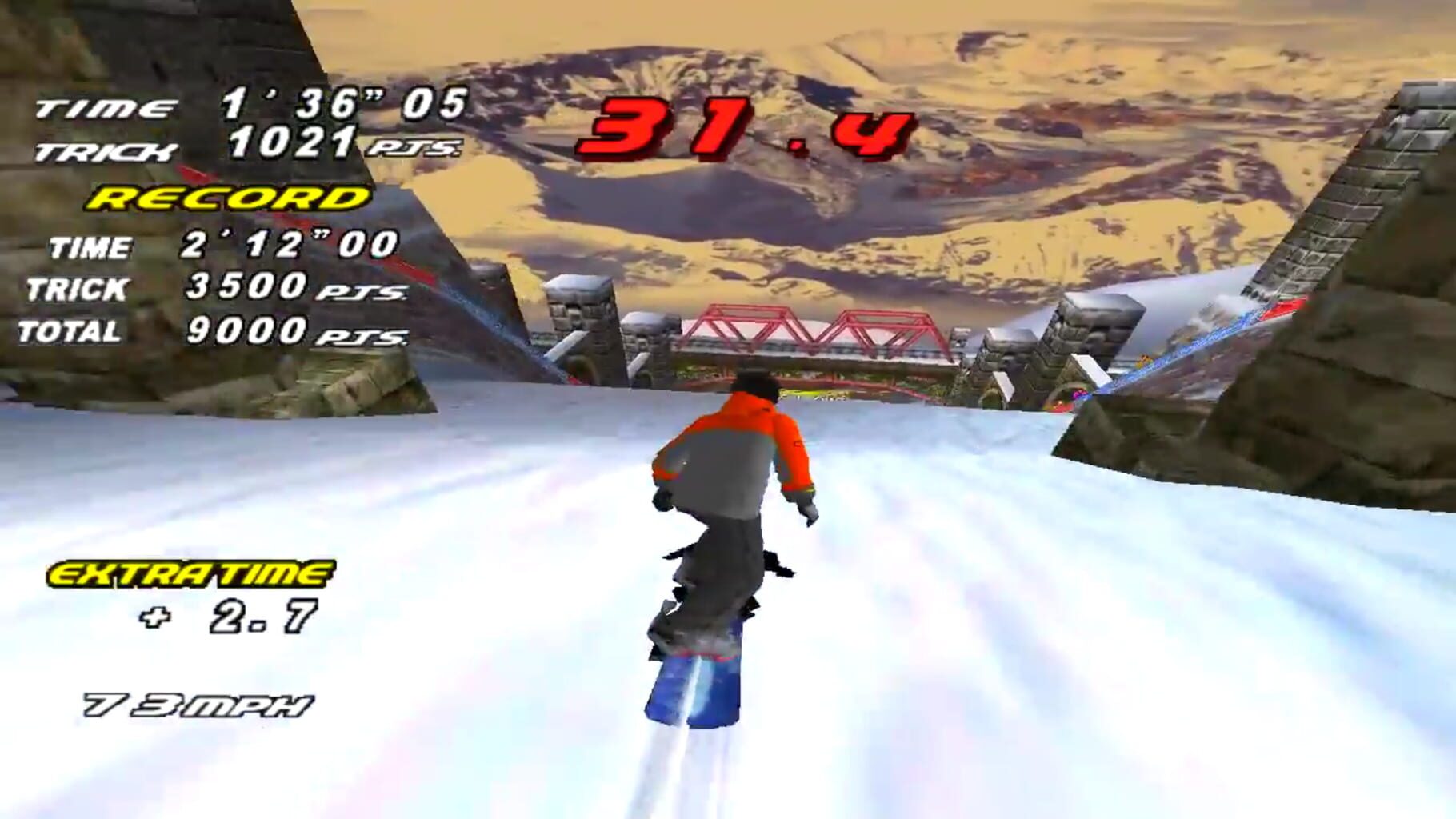 Captura de pantalla - Rippin' Riders Snowboarding