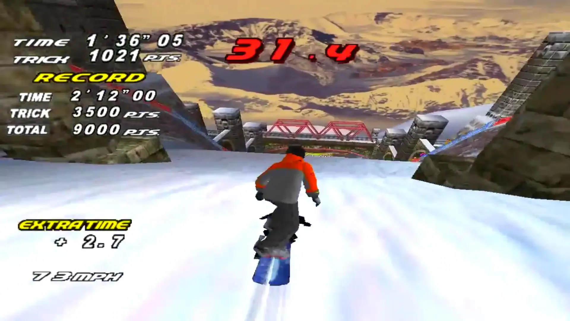 Captura de pantalla - Rippin' Riders Snowboarding