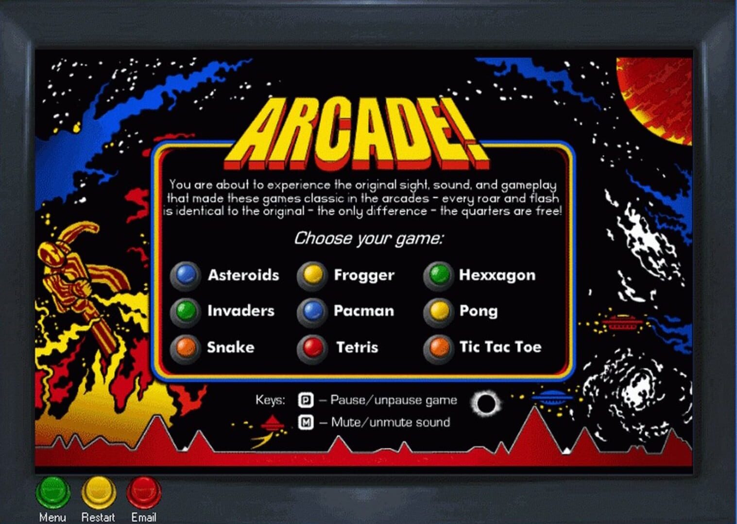 Arcade! Classic Arcade Pack